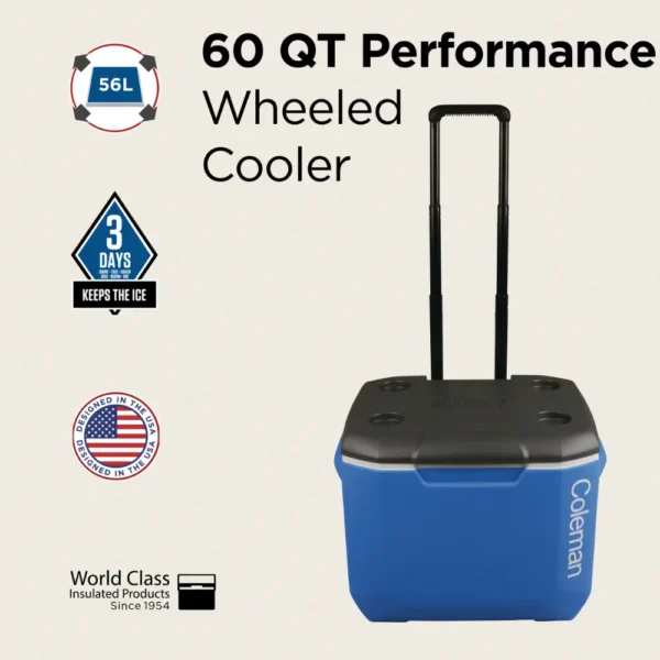 60Qt / 56,7L Performance Wheeled Cooler - Image 8