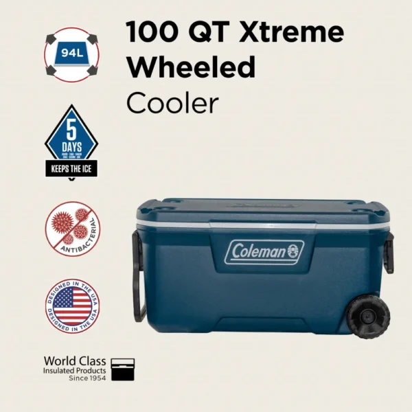 100Qt / 94,6L Xtreme™ Wheeled Cooler - Image 5