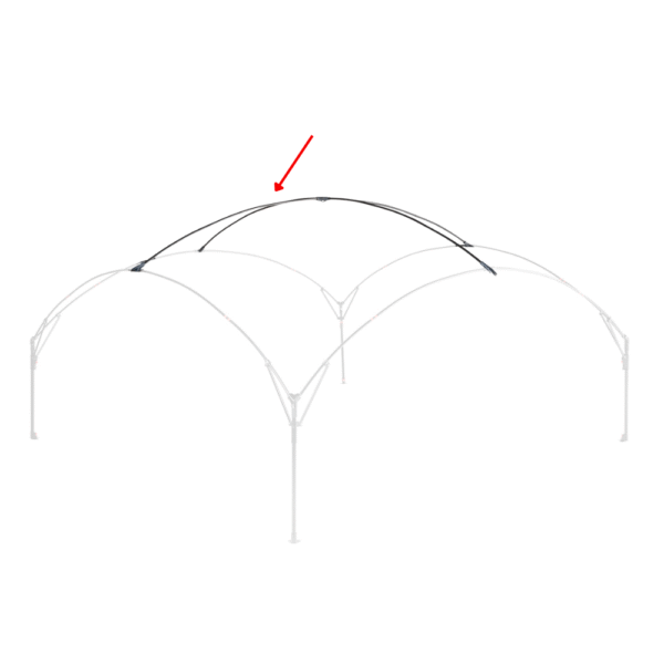 Cross Roof Pole - Fastpitch Shelter L